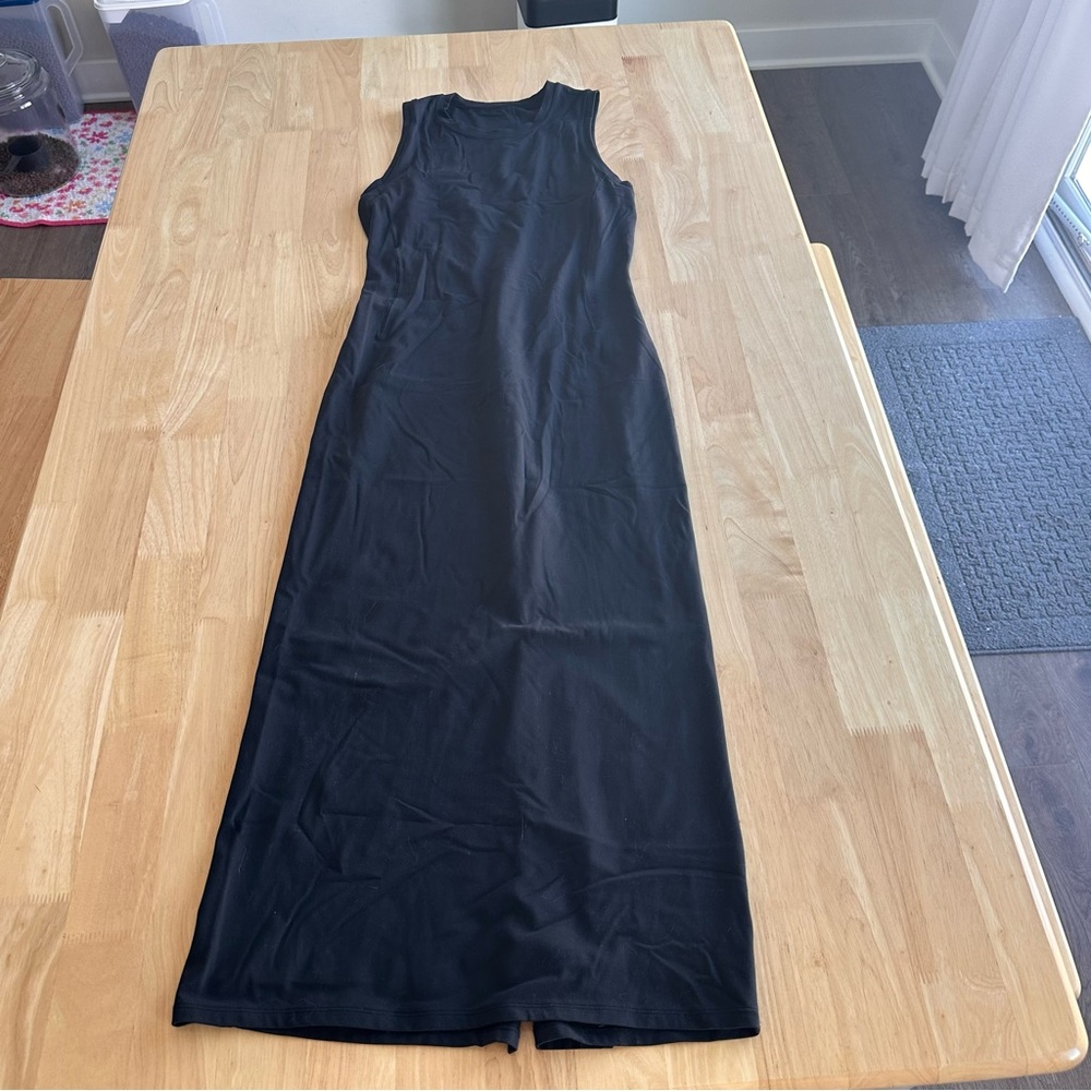 Lululemon Black Fitted Align Fabric Dress